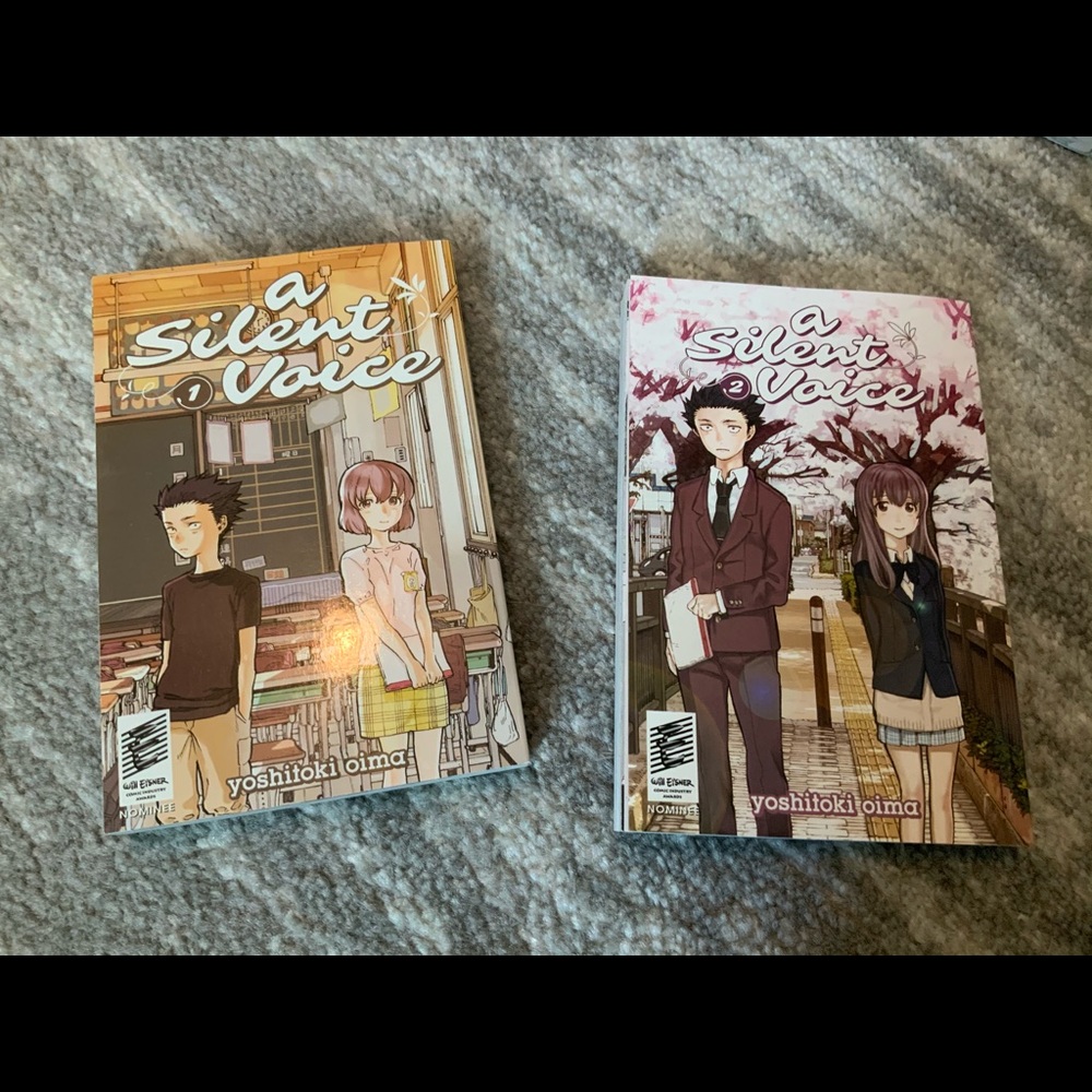 A Silent Voice Manga Books 1 & 2